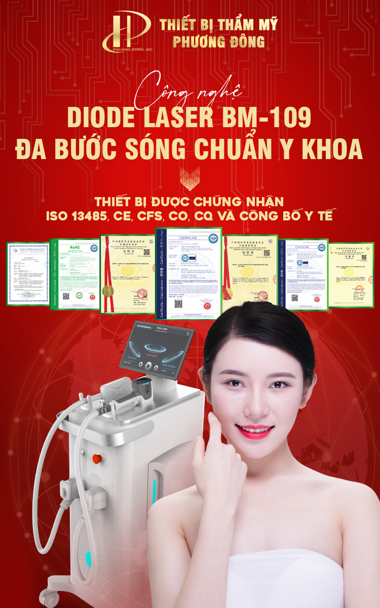 Công nghệ Diode Laser đa bước sóng chuẩn y khoa