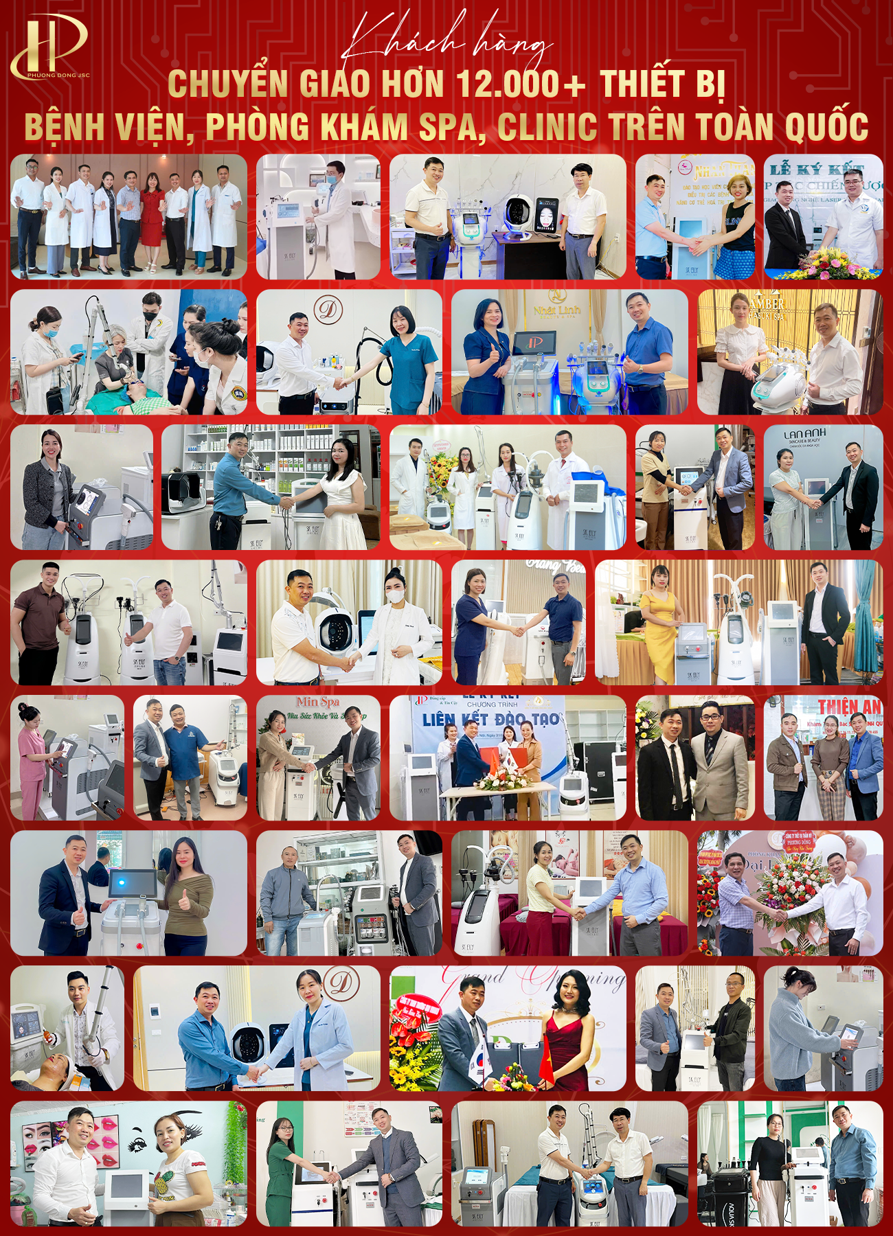 Khách hàng Thiết Bị Thẩm Mỹ Phương Đông