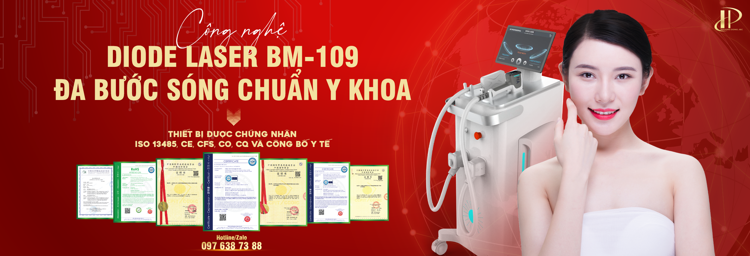 Công nghệ Diode Laser đa bước sóng chuẩn y khoa