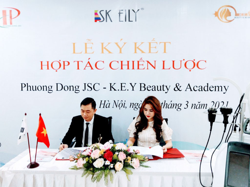 Lễ ký kết hợp tác chiến lược Phương Đông JSC - K.E.Y Beauty & Academy | ICT