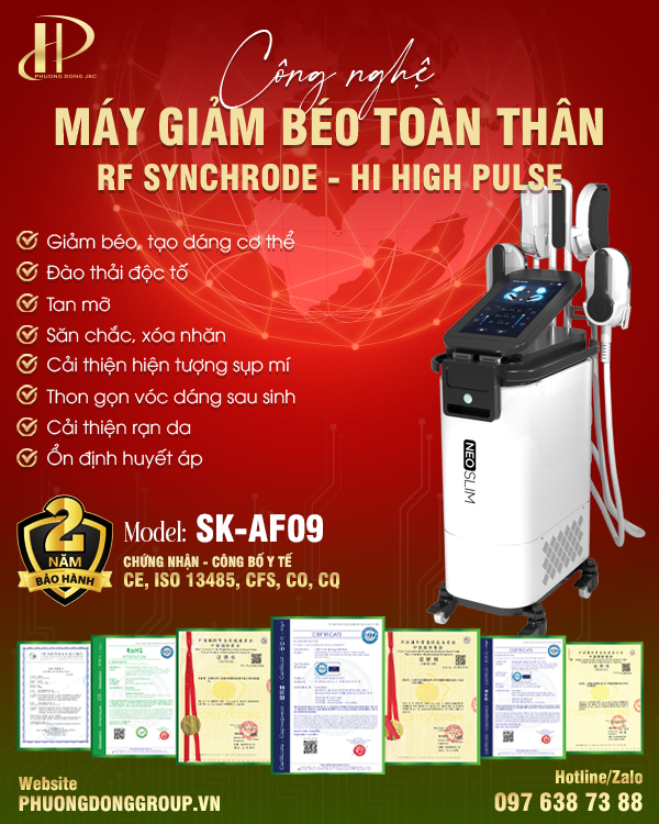 Máy giảm béo toàn thân SK-AF09 chính hãng