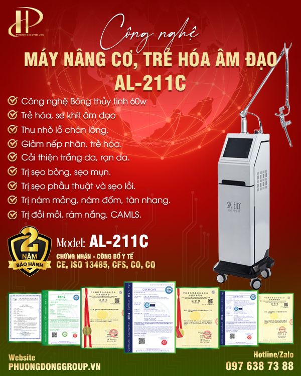 Máy nâng cơ, trẻ hoá âm đạo AL-211C SK-EILY